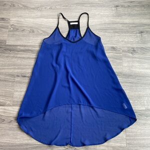 Lush Women’s Racer Back Hi-Low Tank Top